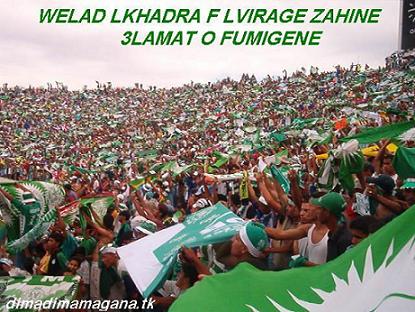 Avec les verts et les Fumigene tu seras tres heureux